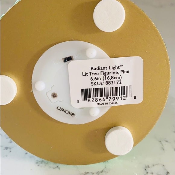 Lenox Lit Mercury Glass Pine Tree - Picture 11 of 16